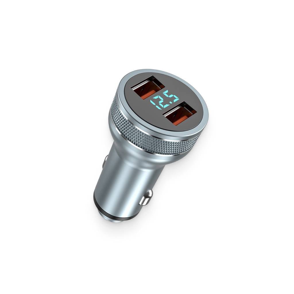 Intelligent Digital Volt Dual-USB Charger Port Intelligent Digital Volt Dual-USB Charger Port