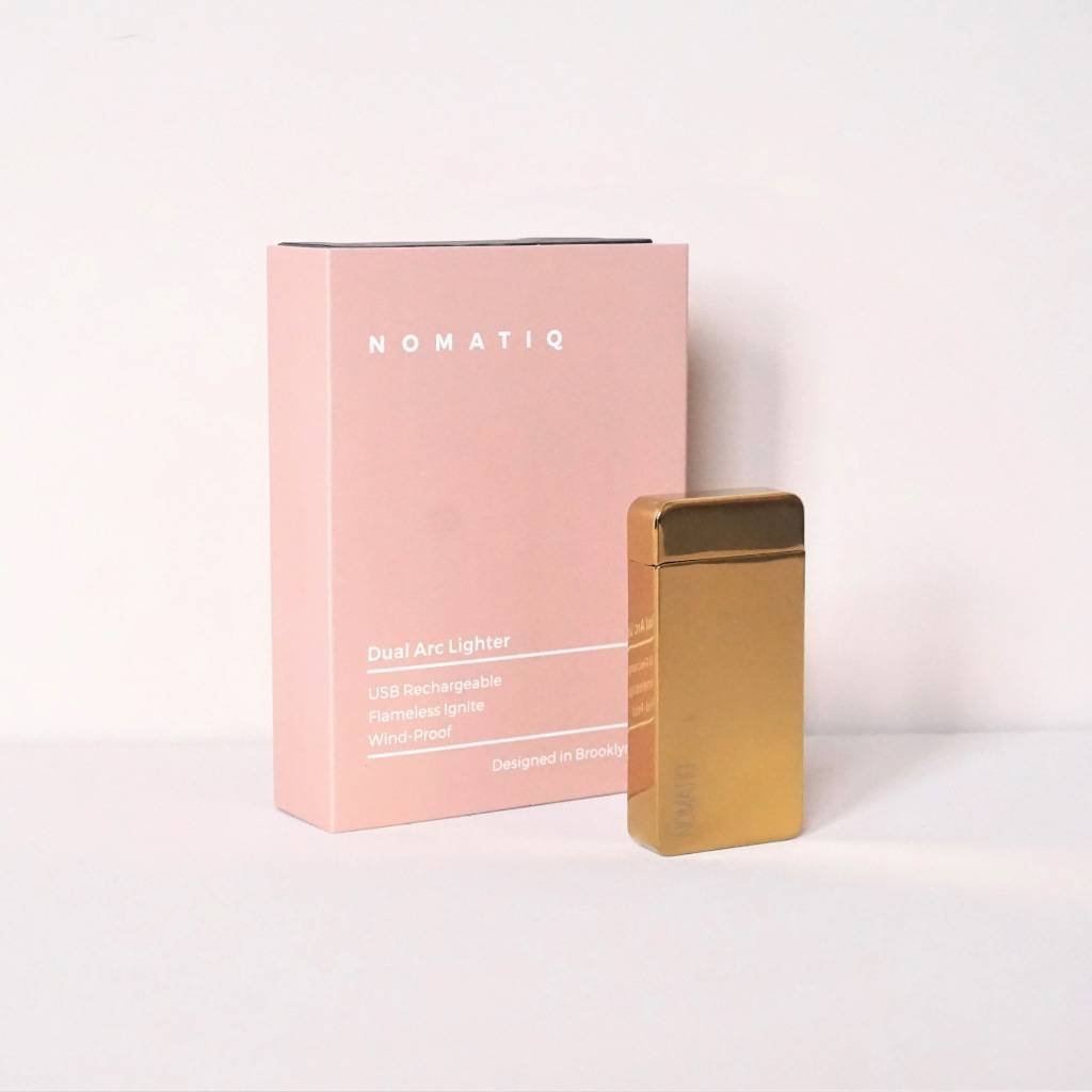 Golden Dual Arc Electric Lighter Golden Dual Arc Electric Lighter